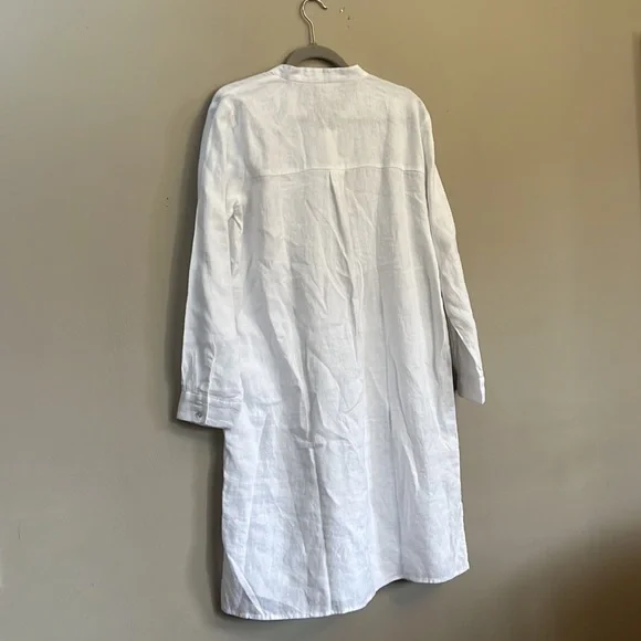 knee length dresses for ladies Organic Handkerchief Linen Dress  Eileen Fisher Renew